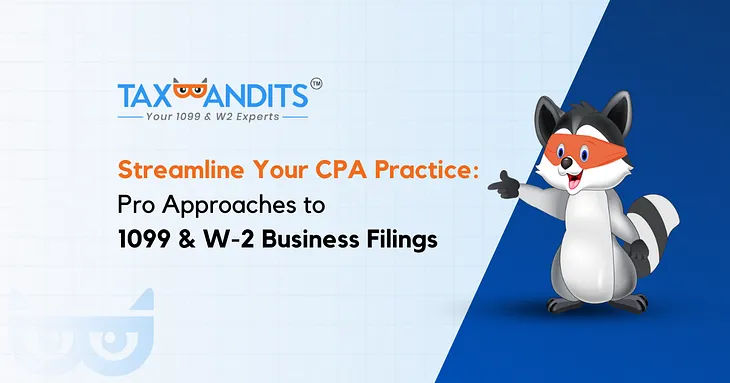 5 ways To Streamline Your CPA Practice: Pro Approaches to 1099 and W-2 Business Filings