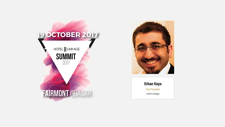 Erhan Kaya — VP, Marketing & BD, Hotel Linkage, Hotel Linkage Summit 2017