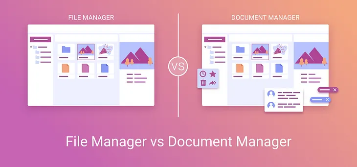 Webix File Manager vs Document Manager