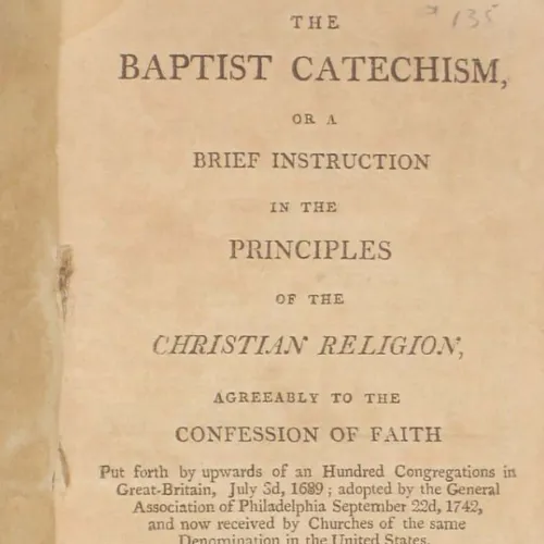 Catechism in the Reformed and Baptist Tradition