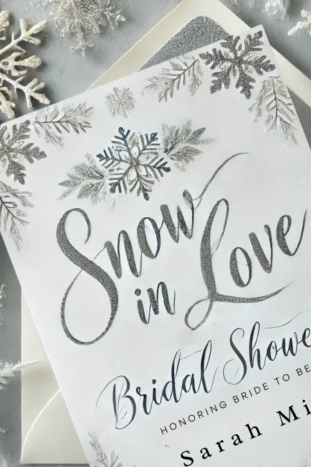 Snow in Love Invite