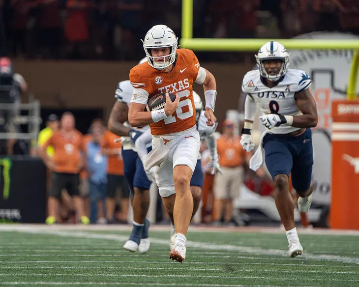 Arch Manning, QB for the Texas Longhorns