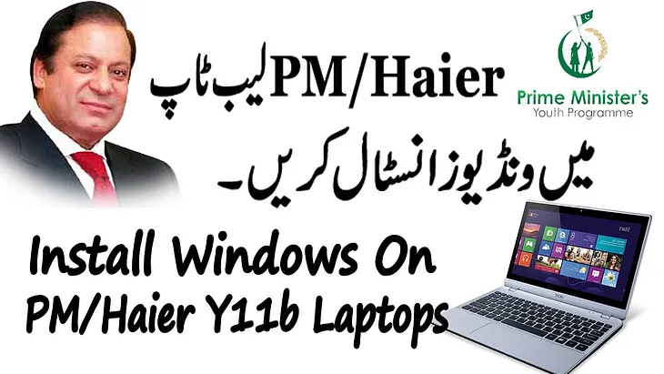Install Windows on PM Laptop