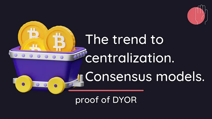 Why most consensus models trend to centralization.