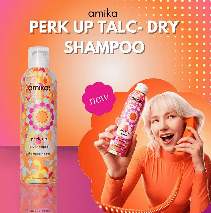 Perk Up Talc-Free Dry Shampoo: Quick Freshness on the Go!