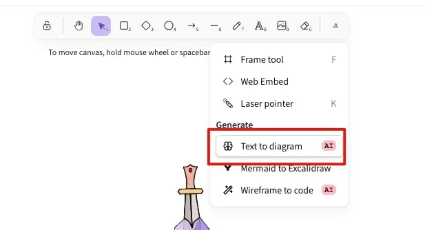 Developer’s Gospel: Drawing and Converting Diagrams to Code with Excalidraw’s AI Feature