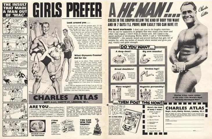Muscles in the Mail: A History