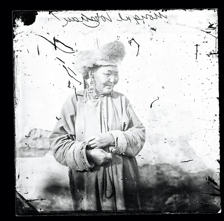 Mongol woman. Photo by John Thomson in the year 1871. The Tao never comes to an end.