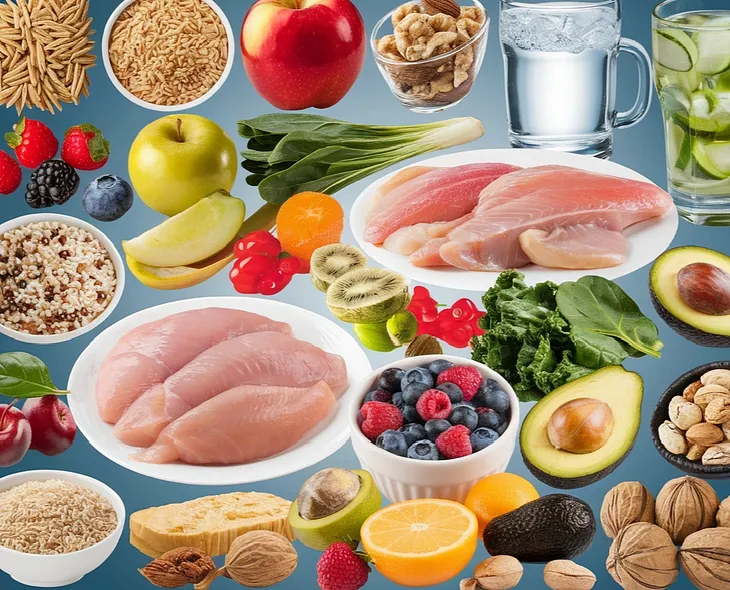 There are numerous types of foods that promote health, categorized into various groups.