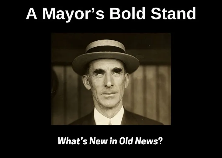 A Mayor’s Bold Stand