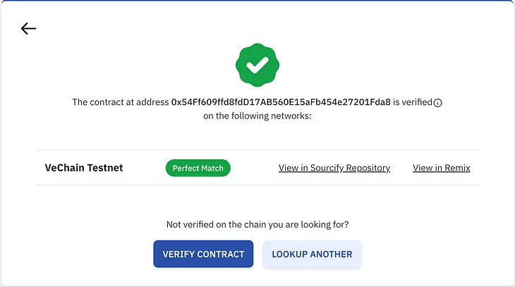 Verify Smart Contracts