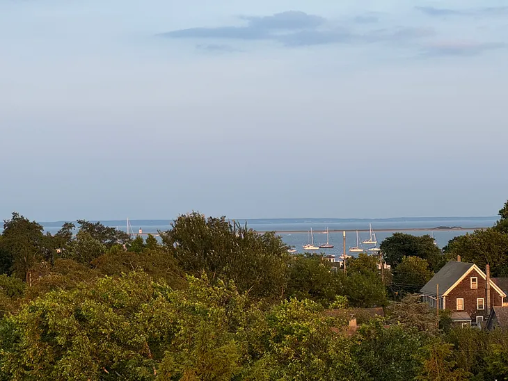 View of Provincetown harbor from Cape Tip Estates.