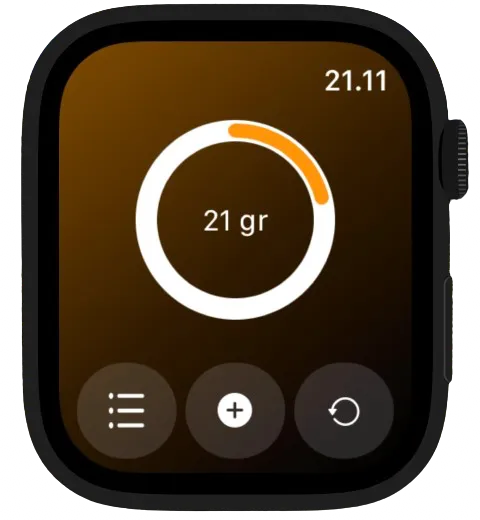 Protake, a WatchOS App to Monitor Your Daily Protein Intake.