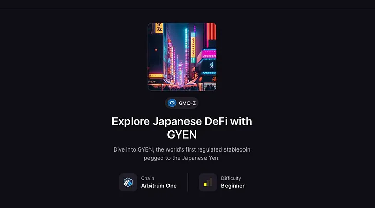 Explore Japanese DeFi With the Latest GYEN Quest On Layer3!