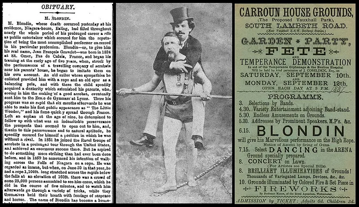 The Remarkable Life and Feats of Charles Blondin: The Daredevil Tightrope Walker