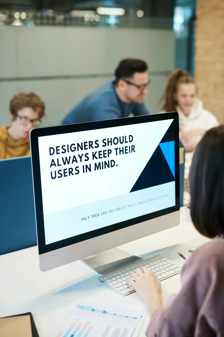 Design should always assist and not manipulate