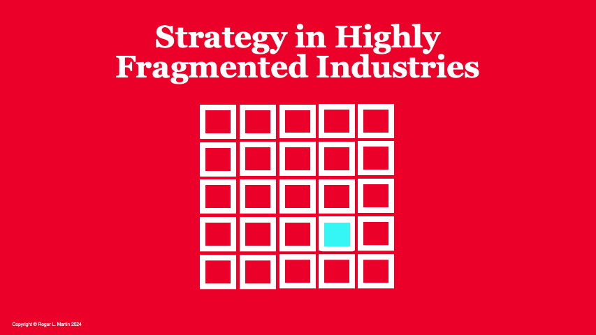 Strategy in Highly Fragmented Industries