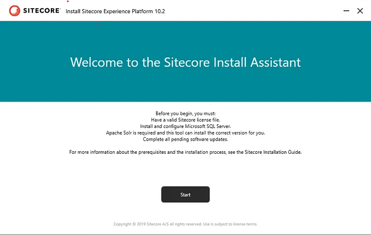 Installation of Sitecore 10.2