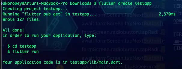 Running flutter driver tests with an already running application
