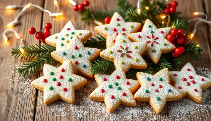 Christmas Shortbread Stars