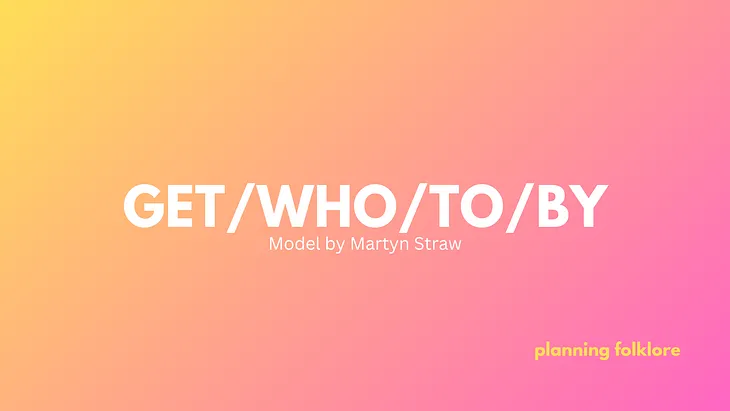 Origin of the GET/WHO/TO/BY Model