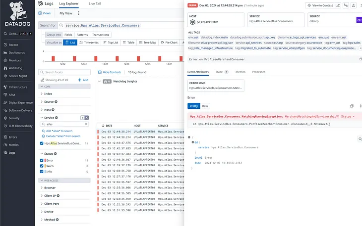 Using nLog with DataDog