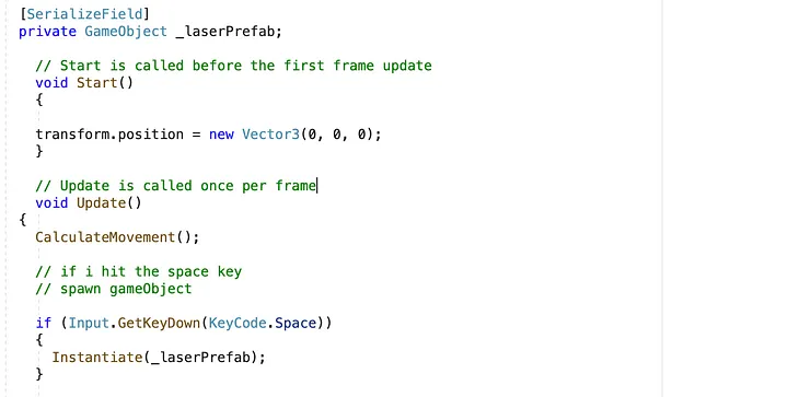 Instantiating & Destroying GameObjects in Unity — Day 6 & Day 7