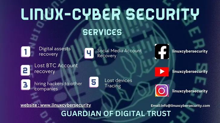 How to hire a genuine crypto recovery service at Linux Cyber Security Company.