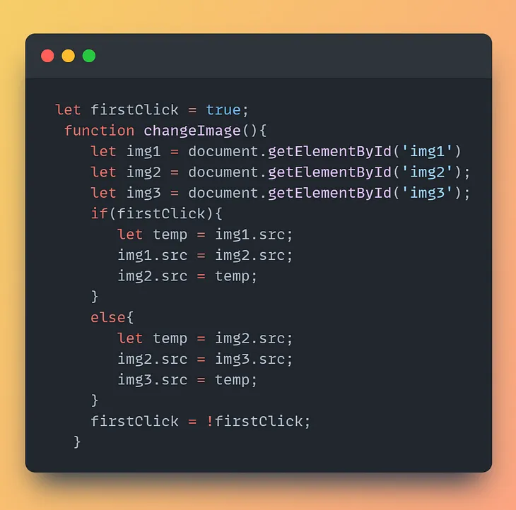 Swap Three Images with a Click: A JavaScript Tutorial