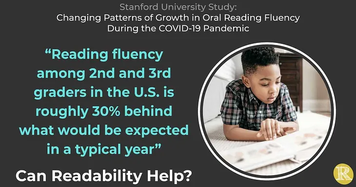 Stanford Paper: Pandemic Impacts Reading Fluency Development