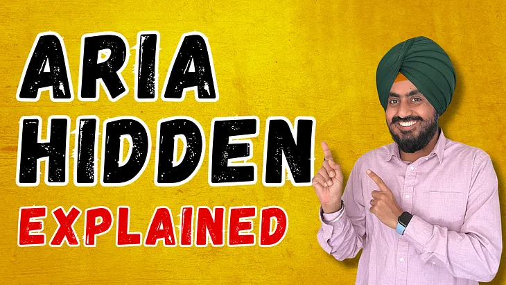 Stop Misusing ARIA Hidden! 5 Accessibility mistakes beginners keep making