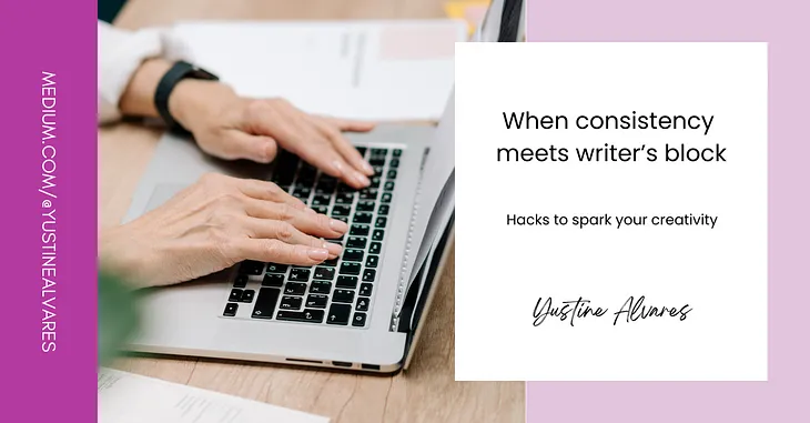 When consistency meets writer’s block