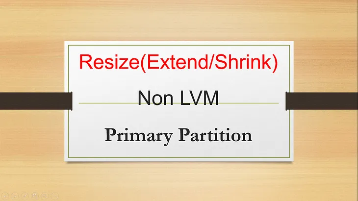 How to resize the static partition in Linux without losing your data?