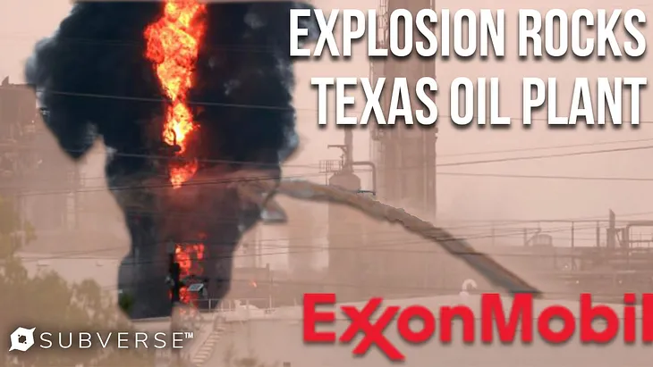 Explosion Rocks Texas ExxonMobil Plant