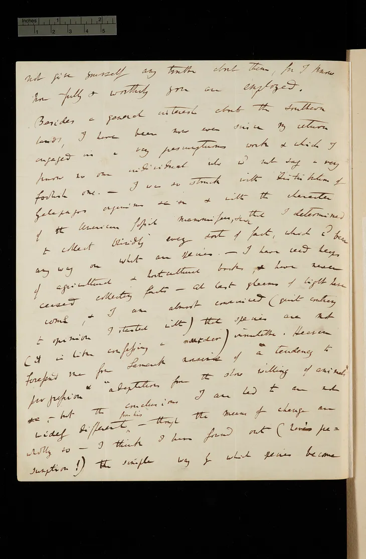 A new side of Charles Darwin, revealed in letters