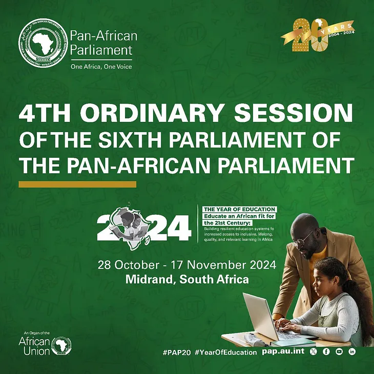 Pan-African Parliament Convenes 2024’s Final Session This Week