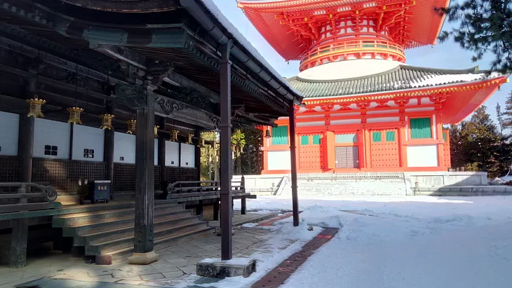 Waking up in a Buddhist temple