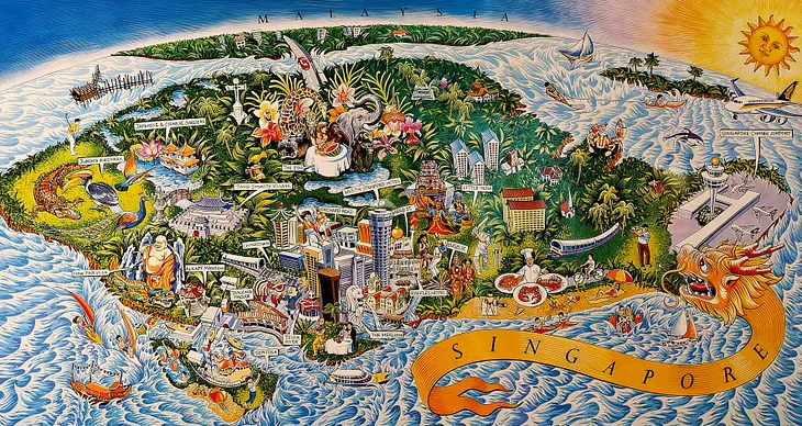 Map of Tropical Singapore