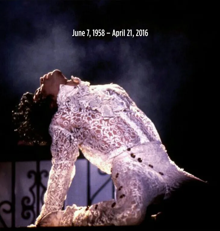 Prince. The beautiful death of the beautiful one