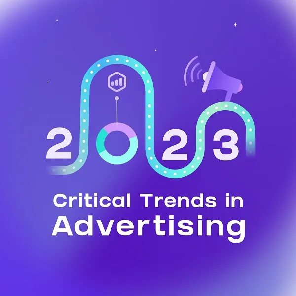 illustration showing cricital trends for 2023 advertising