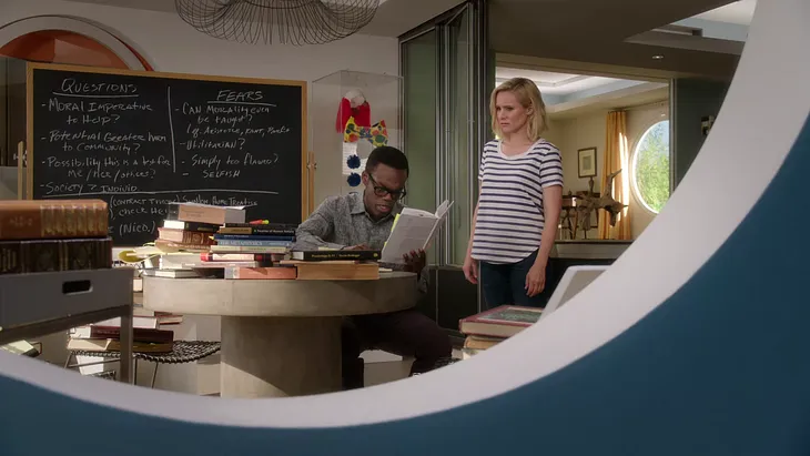 Breaking The Scene (The Good Place — Who’s Worth Helping?)