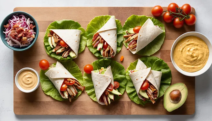 Easy and Healthy Turkey Wraps for Lunch or Snacks