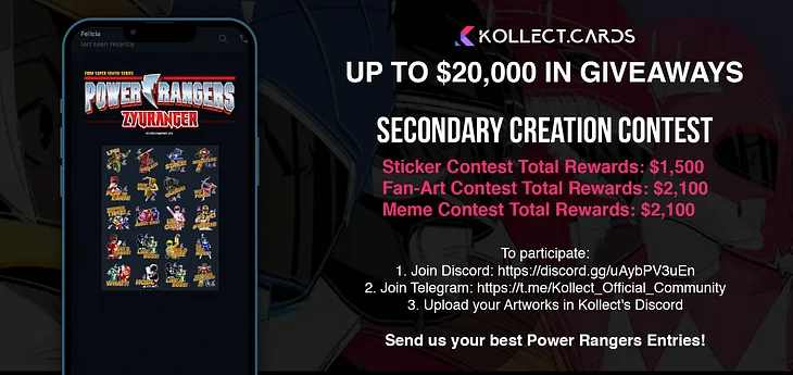 [Updated] Kollect Cards Secondary Creation Contest