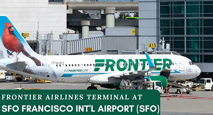 Frontier Airlines Terminal at SFO Airport