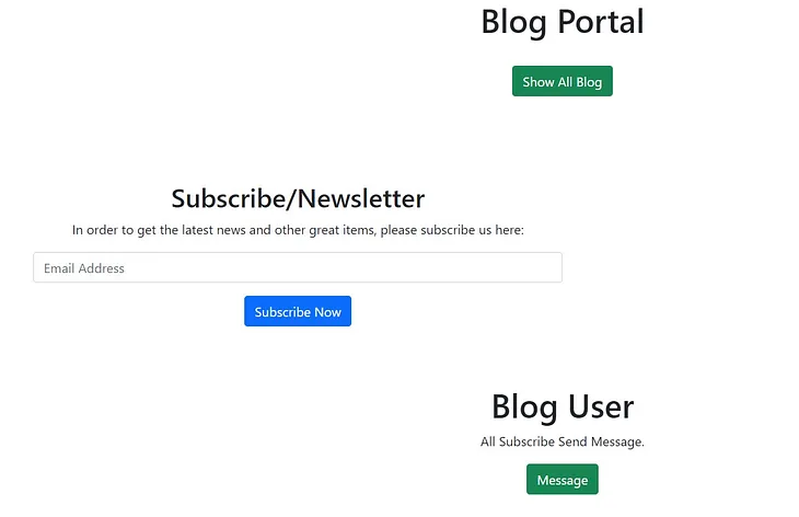 Laravel: Email Subscribe (Newsletter) using Gmail SMTP