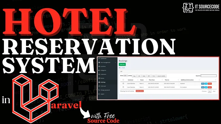 Hotel Reservation System using Laravel with Source Code