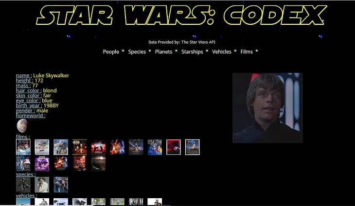 How to Use the Star Wars API in About 50 lines of PHP