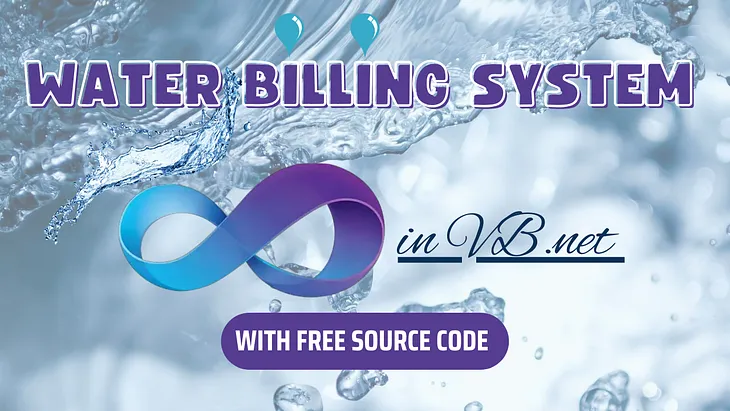 Water Billing System in VB.net with Free Source Code