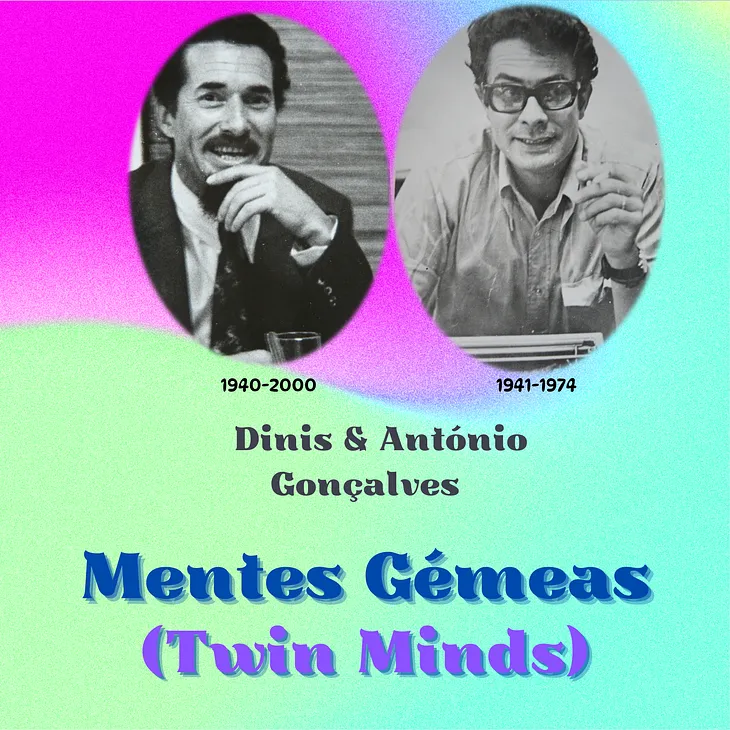 Image created by the Editor: The Gonçalves and their art unite ‘Twin Minds’, paying tribute to the legacy of Dinis and António.