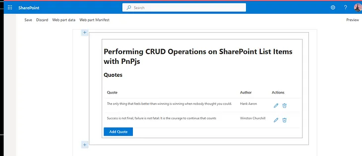 Exploring SharePoint Framework (SPFx): Performing CRUD Operations on SharePoint List Items with…